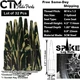 32Pc 4.5" TALL CAMOU M14x1.5 SPLINE SPIKE LUG NUT+KEY FIT F250/350 RAM2500/3500