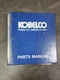 Kobelco K907LC-II Hydraulic Excavator Factory Parts Catalog Manual