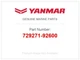 YANMAR genuine 3JH4E, 3JH5E head gasket set part number 729271-92600