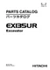Hitachi EX135UR excavator parts catalog manual