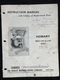 Hobart Models A-120 & A-120T Mixers Instruction Manual Replacement Parts Catalog
