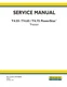 New Holland T4.55, T4.65,T4.75 PowerStar Tractor Service Manual Repair Shop Book
