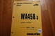 KOMATSU WA450-3 Wheel Loader Owner Operator Operation Maintenance Manual 1998