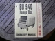Gehl BU940 Forage Box Owners Operators Manual Start Up Guide Setting Up Book 