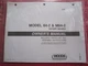1990 WOODS (Owners) 84-2 & M84-2 ROTARY MOWER OPERATORS-SERVICE-PARTS MANUAL 