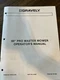 Gravely Original 60" PRO MASTER MOWER-OPERATOR&rsquo;S MANUAL Part No. 40185