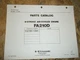KAWASAKI 4 STROKE AIR COOLED ENGINE FACTORY PARTS CATALOG FA210D-GS07 MANUAL