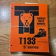 Thomas T133 &lsquo;S&rsquo; SERIES PARTS MANUAL BOOK CATALOG LIST SKID STEER LOADERS GUIDE