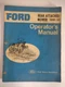 Ford Series 501 Rear Attached Mower Operator's Manual Sickle Bar Hay Cutter