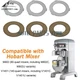 3Pcs-Set Inner & Outer Clutch Disc 873117 064432 For Hobart Mixers M802 V1401