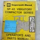 Ingersoll rand operators and parts manual SP &ndash; 42 compactor series