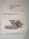 Sperry New Holland TR 70 Combine Service Manual Assembly 