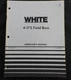 1979-83 ORIGINAL WHITE 4-175 FIELD BOSS TRACTOR OPERATORS MANUAL VERY GOOD SHAPE