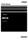 Komatsu 3D72-2G Engine Parts Catalog Manual SN 02519-UP