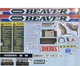 Reproduction decal set for Satoh Beaver S370 or S370D Mitsubishi tractor
