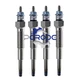 4 x Glow Plug 12V for Isuzu C240 C190 C201 C221 4BA1 4FA1 D500 Engine 9825119780