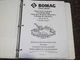 BOMAG BW 124 PDH-40 SINGLE DRUM VIBRATORY ROLLER PARTS CATALOG BOOK MANUAL