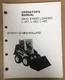 New Holland Skid Steer Loader L-451 L-452 L-455 Operator's Manual