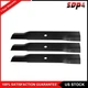 3 Mower Blades for Ferris 5020843 5020843S IS1000Z IS1500Z IS600Z 48" Deck