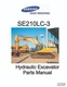 Samsung SE210LC-3 Hydraulic Excavator  Parts Manual