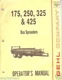 Farm Manual - Gehl - 175 250 325 425 - Box Spreader - Operator's c1988 (FM291)