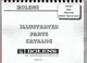 Bolens 1455 Lawn Tractor Parts Manual Catalog 198-01 198-02