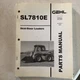 GEHL SL7810E SKID STEER LOADER PARTS MANUAL