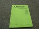 Mitsubishi FBC20KS FBC25KS Stand Up Forklift Shop Service Repair Manual