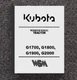 G1700 G1800 G1900 G2000 Lawn Garden Tractor Workshop Maint Manual Kubota