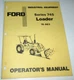 Ford Series 745 (Model 19-863) Loader Operators Maintenance Manual ORIGINAL!