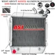 4 Rows Radiator For Hyster Forklift H70XL H80XL H90XL H100XL H120XL Gas 1A17765