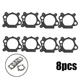 8pcs Carburetor Air Filter Gasket For Briggs & Stratton 124700 124800 Engine a
