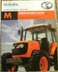 Factory  Dealership Sales Specs Brochure Kubota  Tractor Diesel M96S M108S
