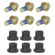 Disc Mower 904-610 Blade Nut and 904-606 Bolt Set Fits New Idea 5209 5212 5312
