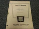 Oliver Model DD Cletrac Crawler Tractor Parts Catalog Manual S/N IL5000-Up xz