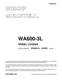Komatsu WA600-3L Wheel Loader Service Manual