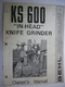 GEHL KS600 IN-HEAD KNIFE GRINDER OWNER'S MANUAL