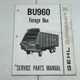 Gehl BU960 Forage Box Service Parts Manual