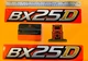 *2X OEM Decal BX 25D BOOM ARM Stickers Genuine Kubota Tractor + Applicator FEL*