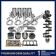 New Overhaul Rebuild Kit+1pcs Crankshaft For Doosan Daewoo D24 D24NAP Engine