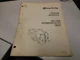 Vintage Simplicity Repair Manual In-Line Hydrostatic Unit TP-234