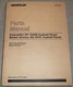 CAT CATERPILLAR AP-1000B BG-260C ASPHALT PAVER PARTS MANUAL BOOK S/N 7HN 8GN