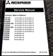 Mitsubishi FD30K Forklift Chassis Mast & Options Service Repair Manual 35001-Up