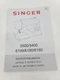 Singer Sewing Machine Instructions Owners Manual Models 5500 5400 6199 6180 6160