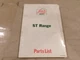 LISTER DIESELS ST RANGE PARTS LIST 1705PL(ST)