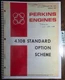 Perkins 4.108 Standard Option Scheme Diesel Engine Parts Catalog 3327 8/69