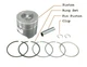 PISTON FOR MERCEDES OM364 LA TURBO OM366 LA TURBO 711 811 817 917 1117 1119  4.0