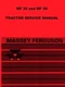 Massey Ferguson MF 35 50 TO  MF30 MF50 TO35  F-40 Tractor Service Shop Manual