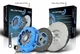 Blusteele Heavy Duty Clutch Kit & New Flywheel For Nissan D22 QD32 3.2L Diesel