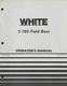 WHITE 2-180 FIELD BOSS OPERATORS MANUAL